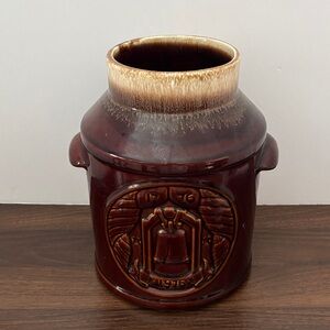 1976 McCoy USA Commemorative Crock EUC